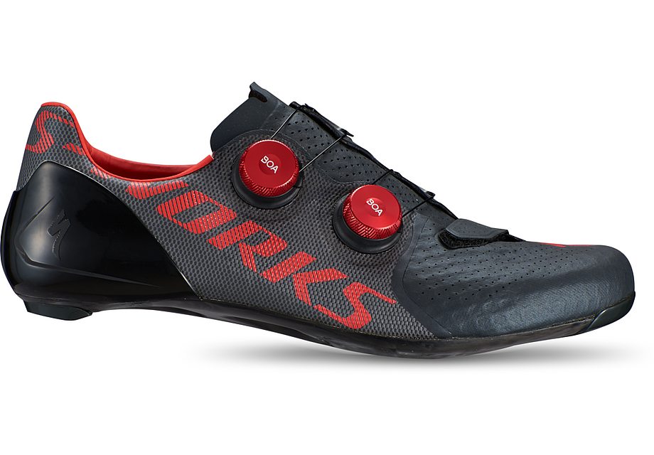 Specialized S-Works 7 Rd Shoe Black/Rocket Red 38