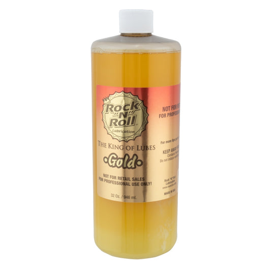 Rock 'N' Roll Gold Bike Chain Lube - 32oz Drip