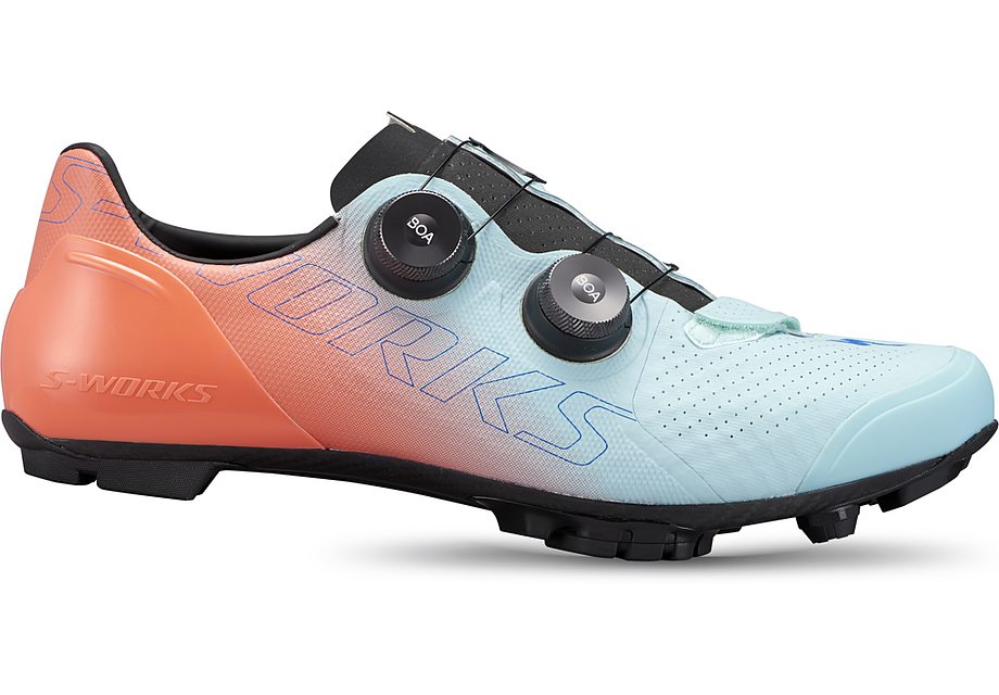 Specialized S-Works recon arctic blue/vivid coral/ sky blue 44