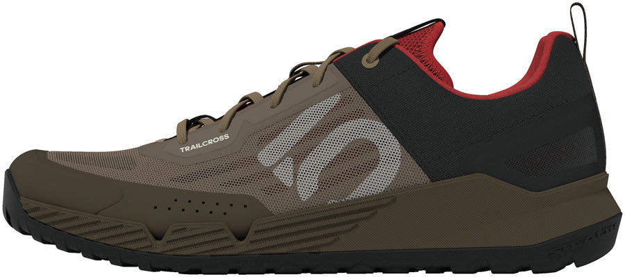 Five Ten Trailcross LT Flat Shoes - Men's Cardboard/Off White/Core Black 11