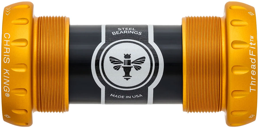 Chris King ThreadFit 24 Bottom Bracket - English 50th Anniversary Matte Gold