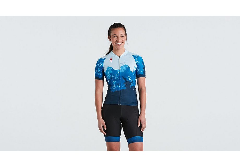 Specialized In Layers Sl Jersey Ss Wmn Blue/White Xxl