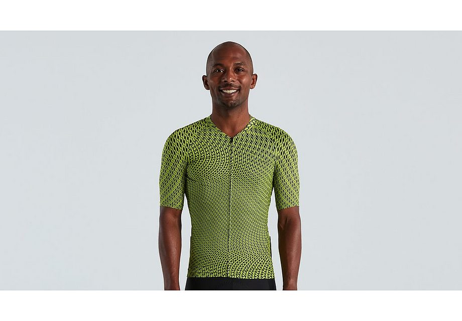 Specialized Sl Bicycledelics Jersey Ss Men Hyper Green/Black L