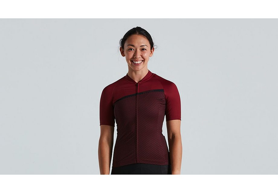 Specialized Sl Stripe Jersey Ss Wmn Crimson Xxl