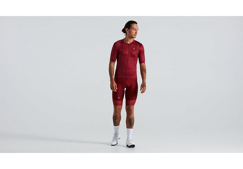 Specialized sl air solid jersey ss men maroon xl