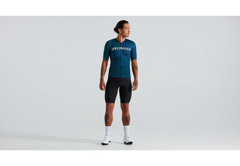 Specialized sl+ logo stripe jersey ss men navy blue s