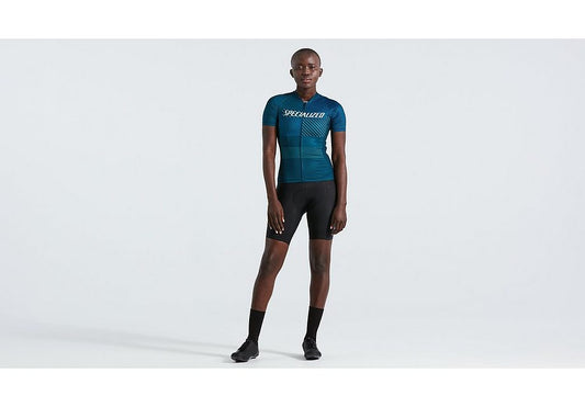 Specialized Sl+ Logo Stripe Jersey Ss Wmn Navy Blue Xl