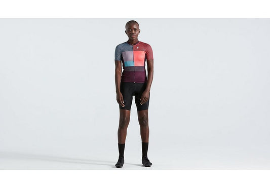 Specialized sl+ logo stripe jersey ss wmn vivid coral xl