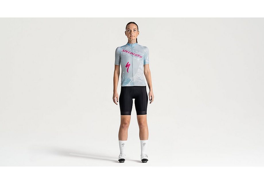 Specialized Sbc Foundation Graphic Jersey Ss Wmn Sea Foam/Rebel Pink Focal Xl