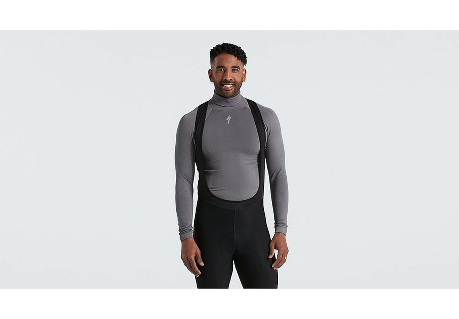 Specialized Seamless Roll Neck Baselayer Ls Men Grey L/Xl
