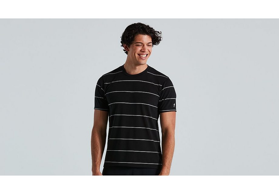 Specialized Trail Stripe Tech Tee Ss Men Black Xl