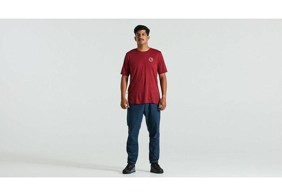 Specialized S/F Wool Tee Ss Men Pomegranate Red S