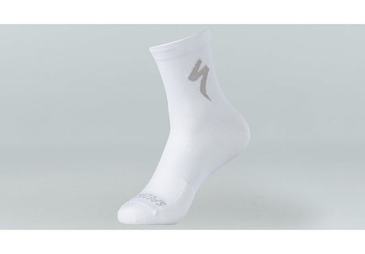 Specialized soft air mid logo sock white m
