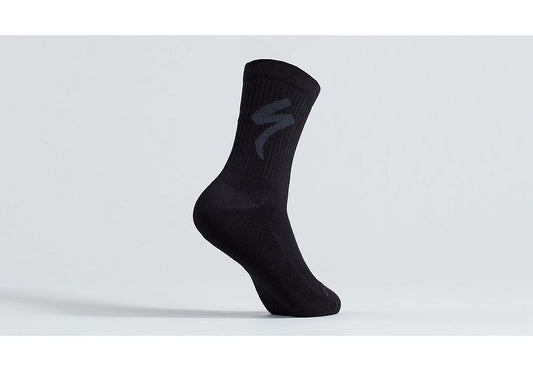 Specialized Cotton Tall Logo Sock Black M