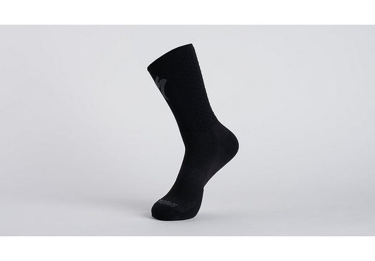 Specialized Knit Tall Sock Black/Silver Xl