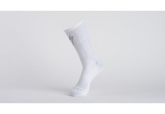Specialized Knit Tall Sock White/Silver M