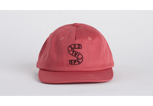 Specialized S-Graphic 5 Panel Pinch Front Hat Dusty Rose Osfa