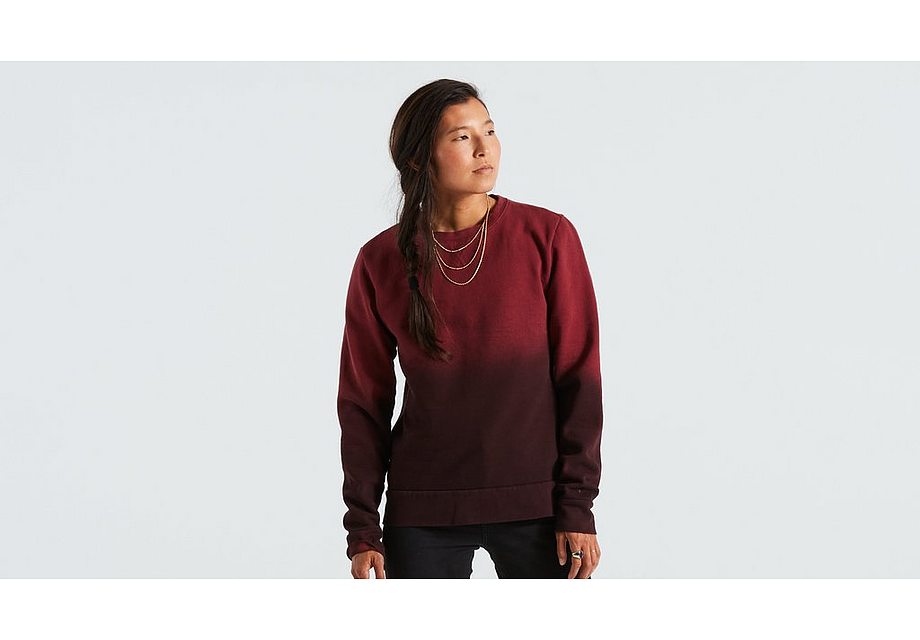 Specialized Legacy Spray Crewneck Ls Wmn Maroon Xxl