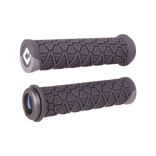 ODI Vanquish Grips - Graphite/Gray Lock-On