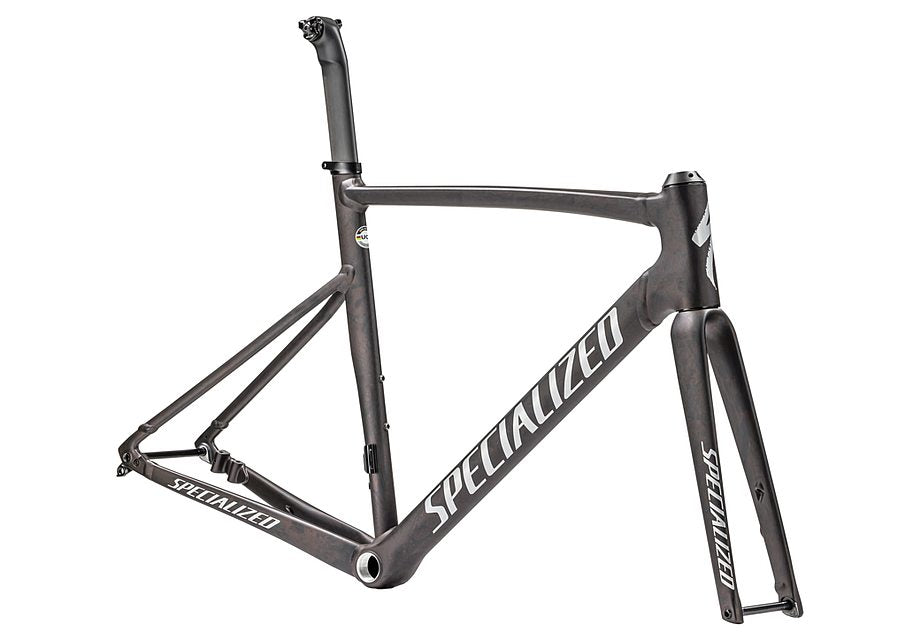 Specialized allez sprint frmset satin metallic dark navy + rusted red granite/gloss silver dust 52