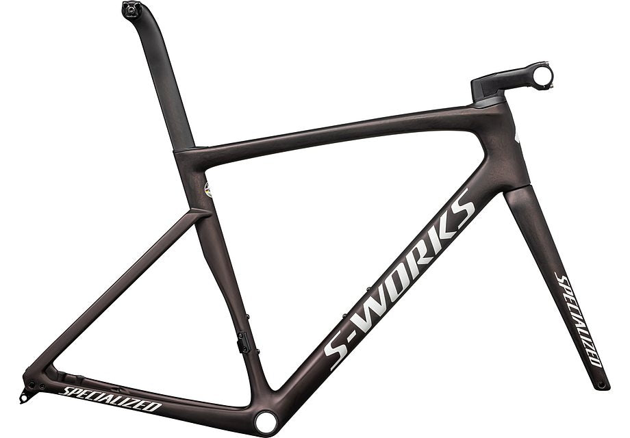 Specialized tarmac sl7 S-Works frmset satin red onyx granite over black/ metallic white silver 58