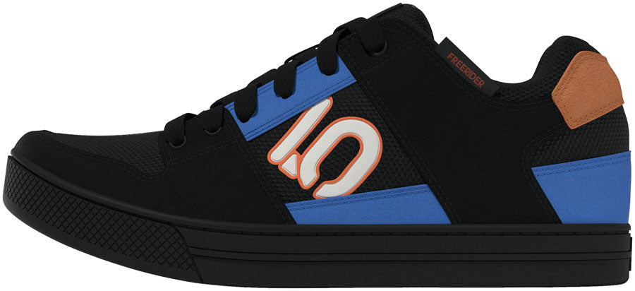 Five Ten Freerider Flat Shoes - Men's Core Black/Off White/Ray Blue 12.5