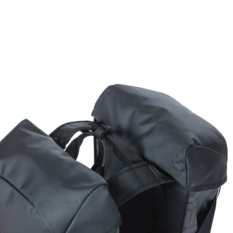 Basil Miles Double bag Pannier 34L Black/Orange