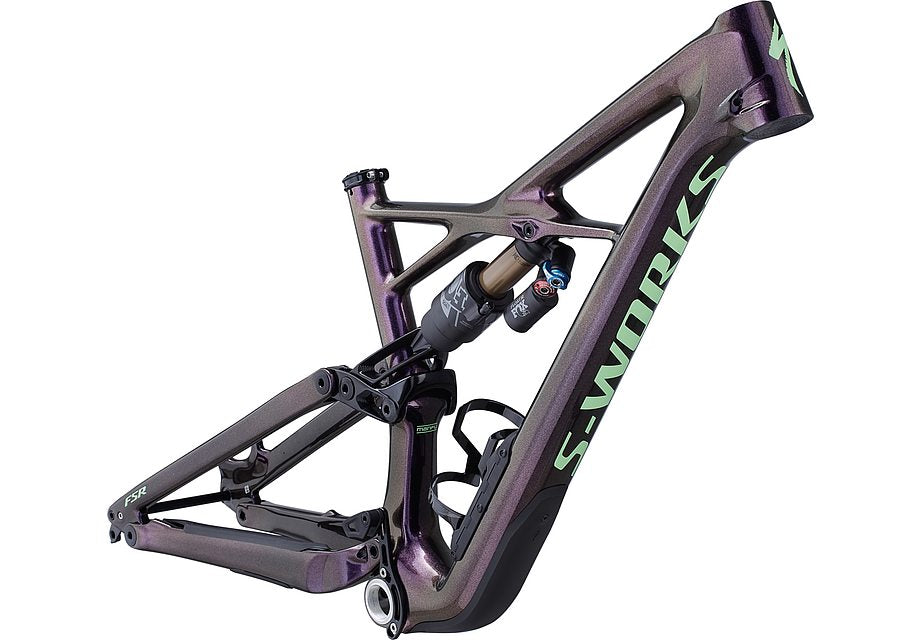 Specialized Enduro Fsr S-Works Carbon 27.5 Frm Gloss Sunset/Acid Kiwi S