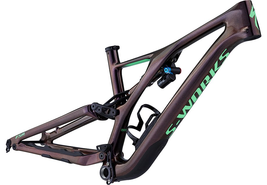 Specialized Stumpjumper Fsr Men S-Works Carbon 27.5 Frm Gloss/Sunset Acid Kiwi S