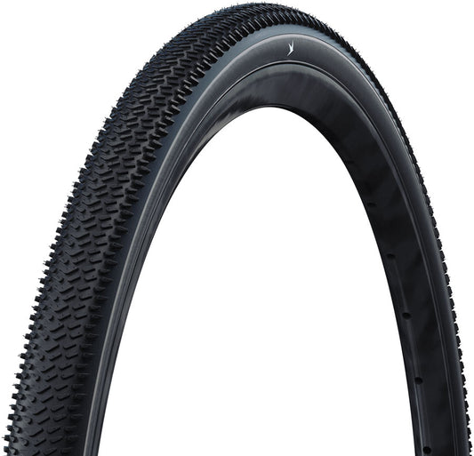 Schwalbe G-One R Tire - 700 x 50 Tubeless Folding BLK Performance RaceGuard Addix Green E-25