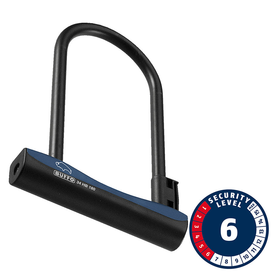 Abus Buffo U-Lock Key 12mm 18.0cm x 23.0cm 8.0" x 9.0" USH 32 Black