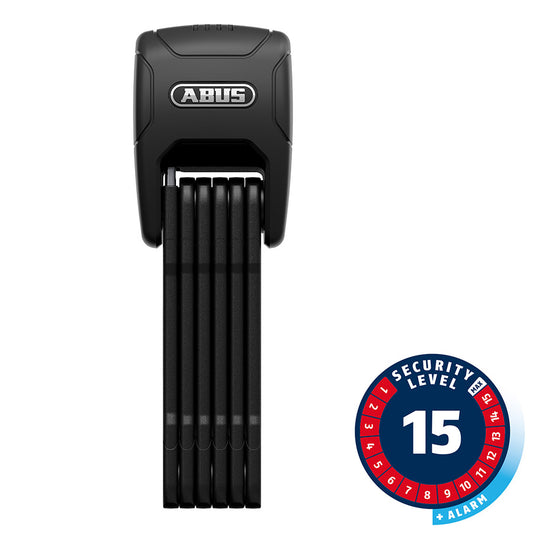 Abus Bordo 6500KA Granit XPlus Alarm Folding Lock - Keyed 3'/90cm Includes SH Bracket