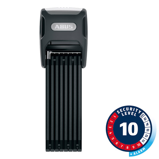 Abus Bordo 6000KA BIG XPlus Alarm Folding Lock - Keyed 3.9'/120cm Includes SH Bracket