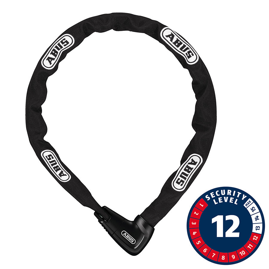 Abus 9809K/170 Steel-O-Chain Key Lock - Black