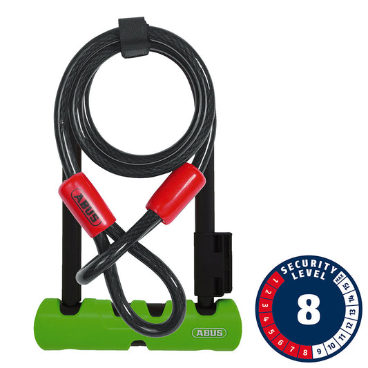 Abus 410K/150HB140 SH Ultra Mini + U-Lock - Green