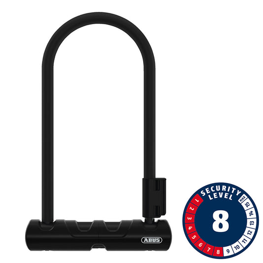 Abus Ultra 410K Mini U-Lock Key 12mm 150x180mm 5.9''x7'' SH34 Black