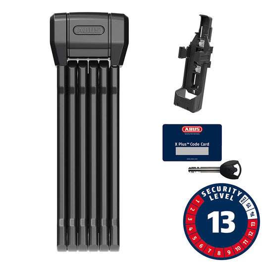 Abus Bordo 6200K/90 SH BK Folding Lock - Black