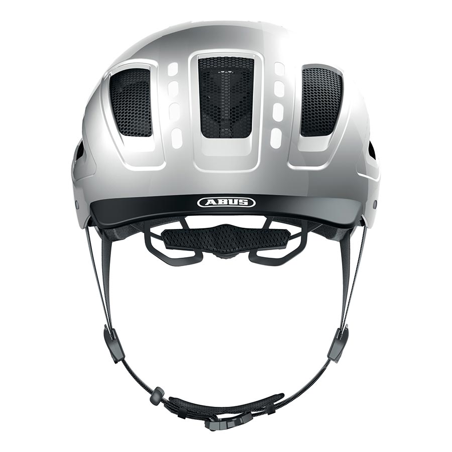 Abus Hyban 2.0 LED Helmet - Signal Silver X-Large