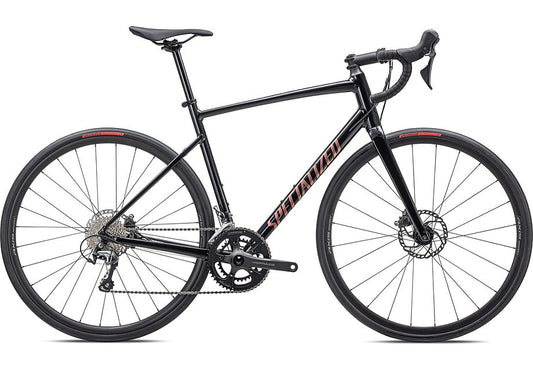 2026 Specialized Allez E5 Sport Bike Gloss Tarmac Black 58