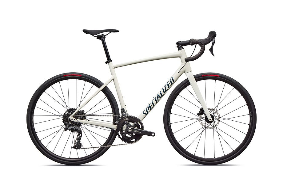 2026 Specialized Allez E5 Bike Dune White / Deep Lake 56