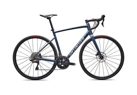 2026 Specialized Allez E5 Comp Bike Cast Blue Metallic / Dune White 61