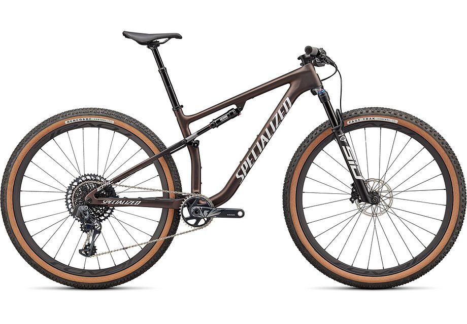2022 Specialized epic pro bike satin carbon / red-gold chameleon tint / white m
