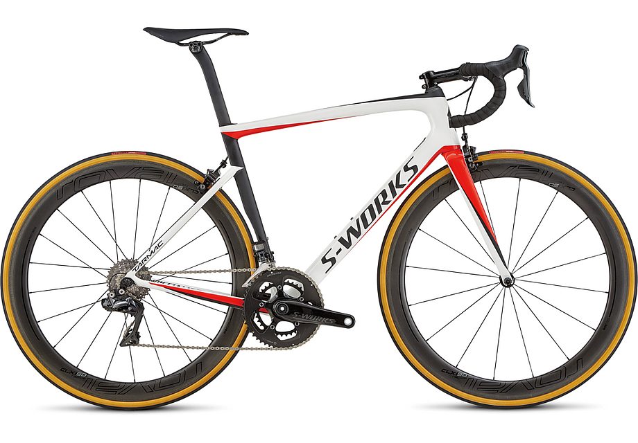 Specialized S-Works Tarmac Men Sl6 Di2 Light White/Rocket Red/Satin Black 54