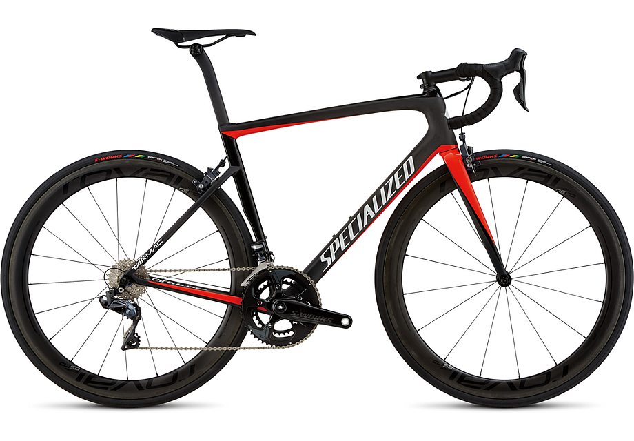 Specialized Tarmac Men Sl6 Pro Udi2 Carbon/Gloss Rkt Red/Tarmac Blk/Metallic Wht Slver 54
