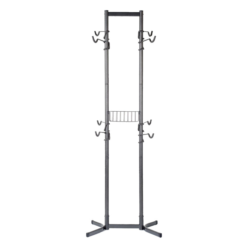 Delta 4-Bike Free Standing Rack With Basket