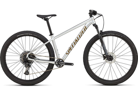 2025 Specialized Rockhopper Expert Bike Gloss Silver Dust / Satin Burnt Gold Metallic M - 29