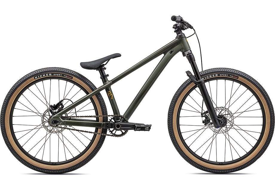 2023 Specialized p.2 bike satin dark moss overspray / oak green / harvest gold 24"