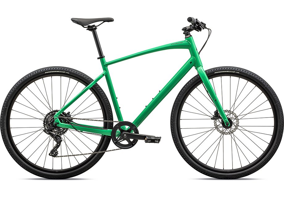2024 Specialized Sirrus X 2.0 Bike Gloss Electric Green / Satin Reflective Smoke Xl