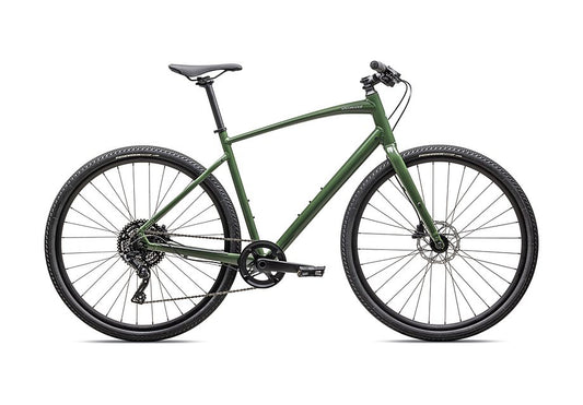 2025 Specialized Sirrus X 3.0 Km Bike Gloss Cypress / Cool Grey Reflective S