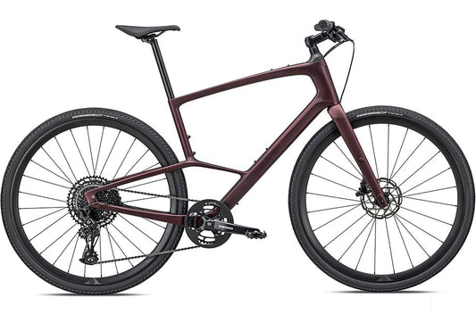 2024 Specialized Sirrus X 5.0 Bike Satin Red Tint / Carbon / Black / Black Reflective Xl
